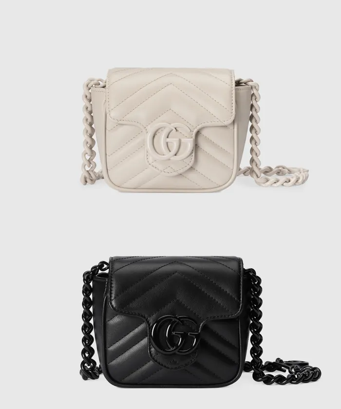 구찌 GG 마몽 마틀라세 벨트백 739599