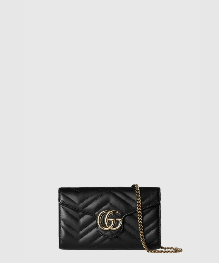 구찌 GG 마몽 체인 달린 지갑 837745