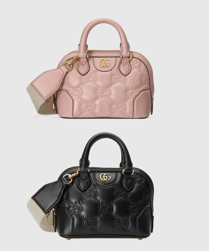 구찌 GG 마틀라세 레더 핸드백 727793