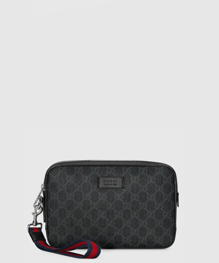 구찌 GG 수프림 클러치 495562