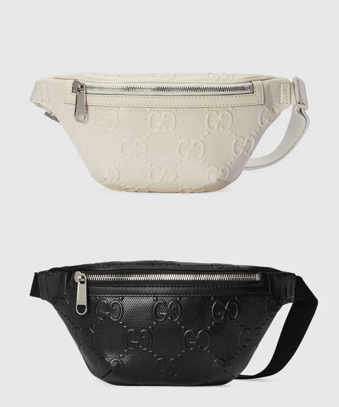 구찌 GG 엠보스 벨트백 658582