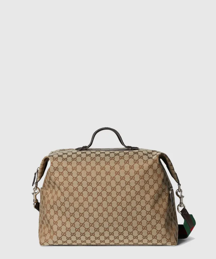 구찌 GG 캔버스 미디엄 더플백 821688