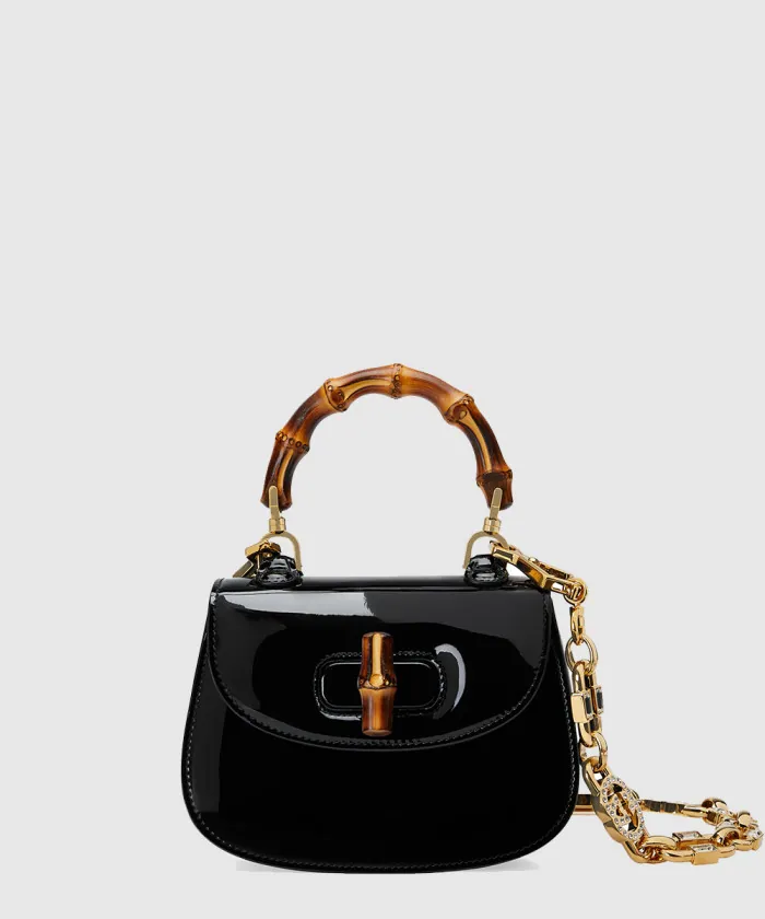 구찌 뱀부 1947 미니 탑핸들백 724641