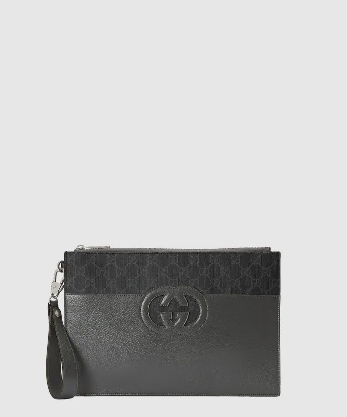 구찌 컷아웃 인터로킹 G 파우치 723320