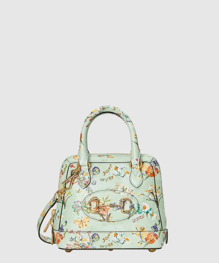 구찌 홀스빗 1955 미니 탑핸들백 레더 640716