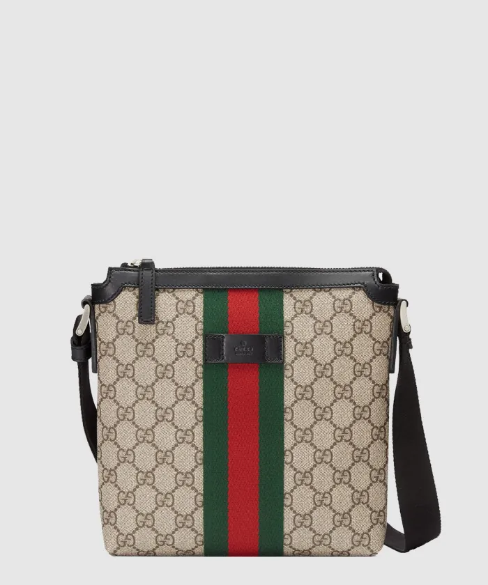 구찌 GG 슈프림 납작 메신저백 471454