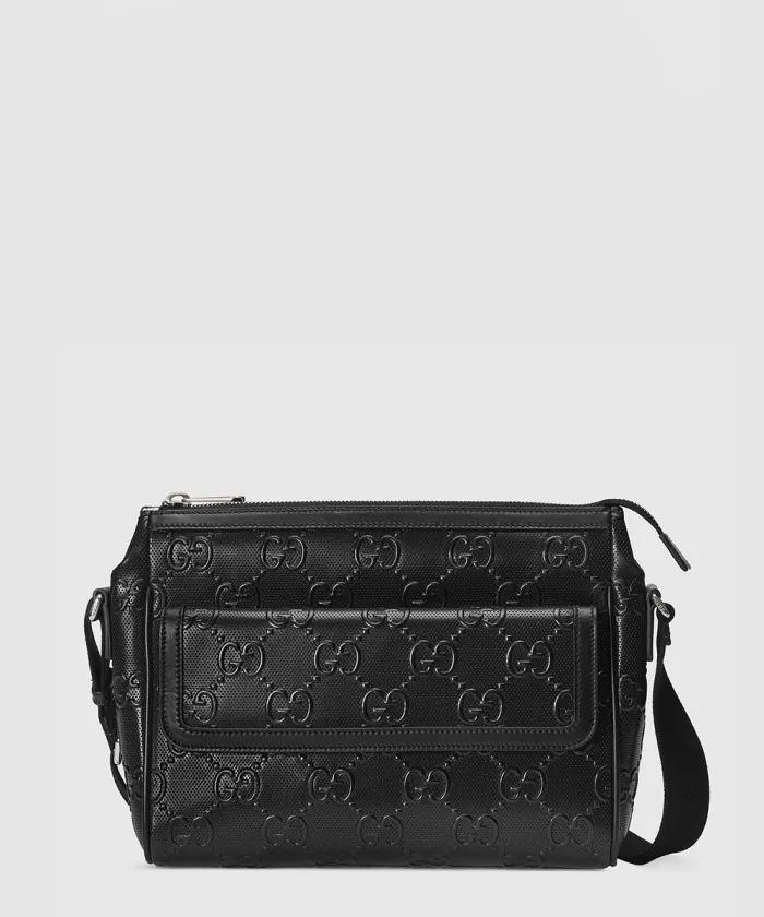 구찌 GG 엠보스 메신저백 658565