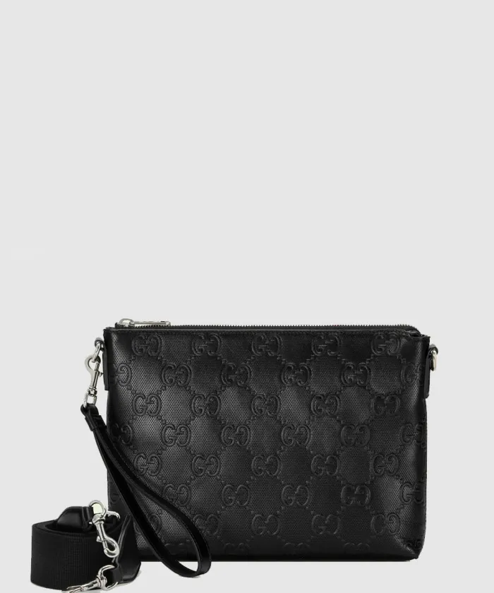 구찌 GG 엠보스 미듐 메신저백 696009