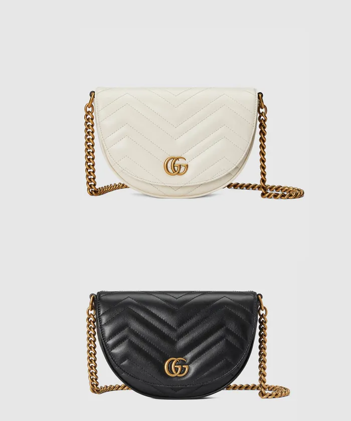 구찌 GG 마몽 마틀라세 체인 미니백 746431