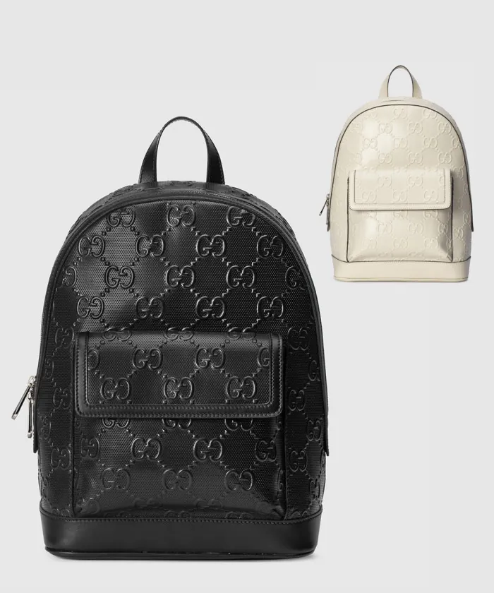 구찌 GG 엠보스 백팩 658579