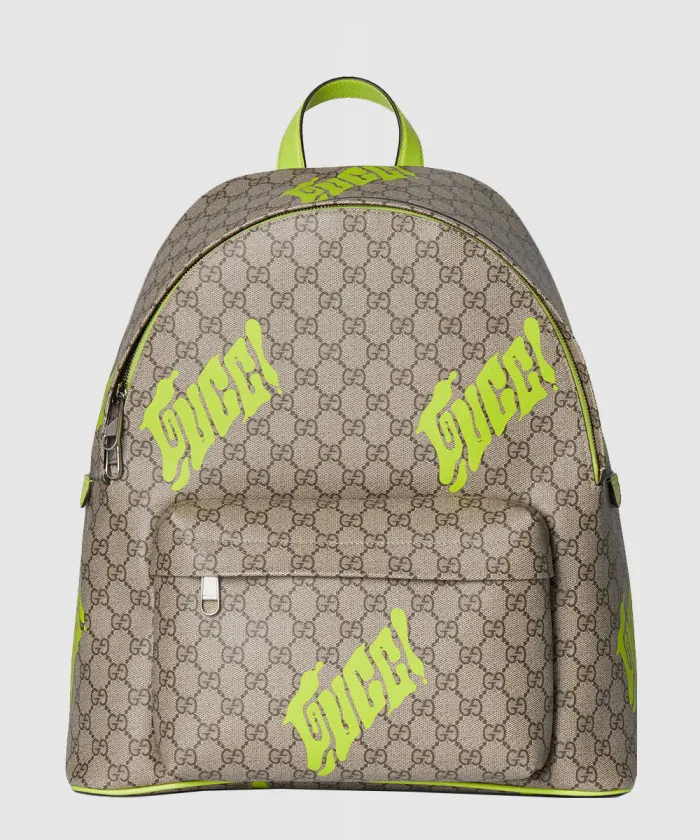 구찌 중간 크기의 프린트 백팩 834466