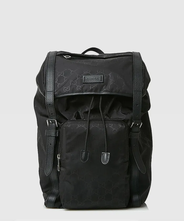 구찌 패브릭 백팩 블랙 510336