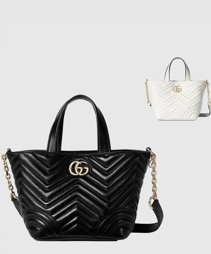 구찌 GG 마몽 스몰 토트백 847386