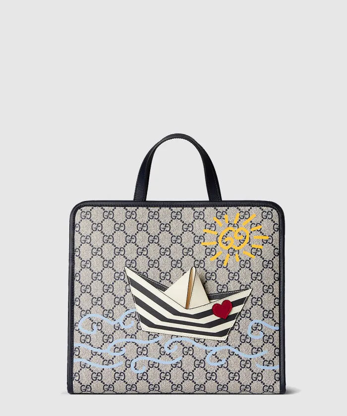 구찌 GG 프린트 토트백 814043