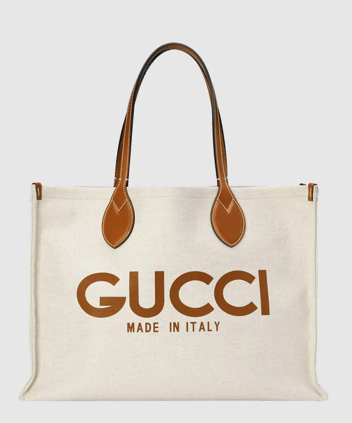 구찌 구찌 프린트 미디엄 토트백 772176