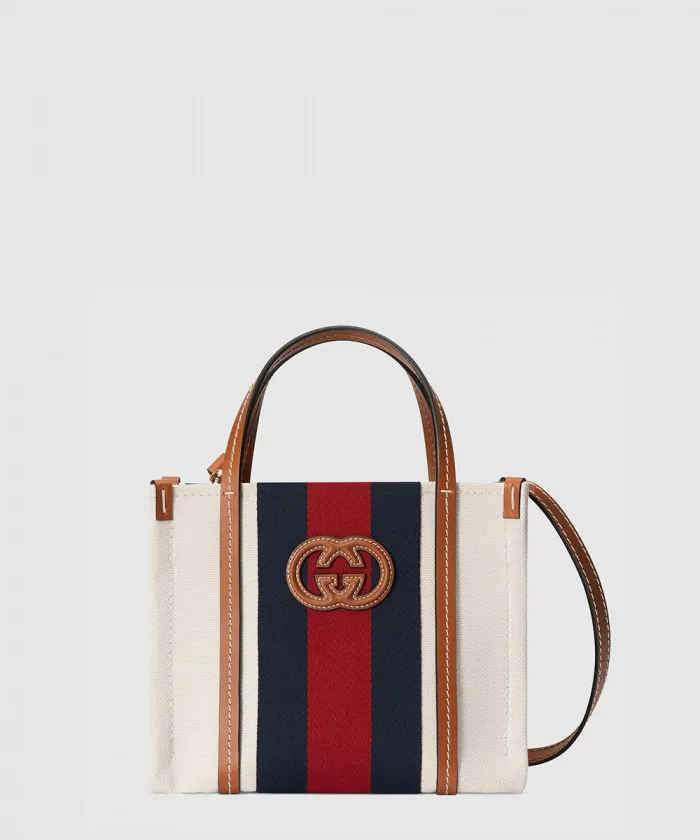 구찌 미니 인터로킹 G 토트백 727735