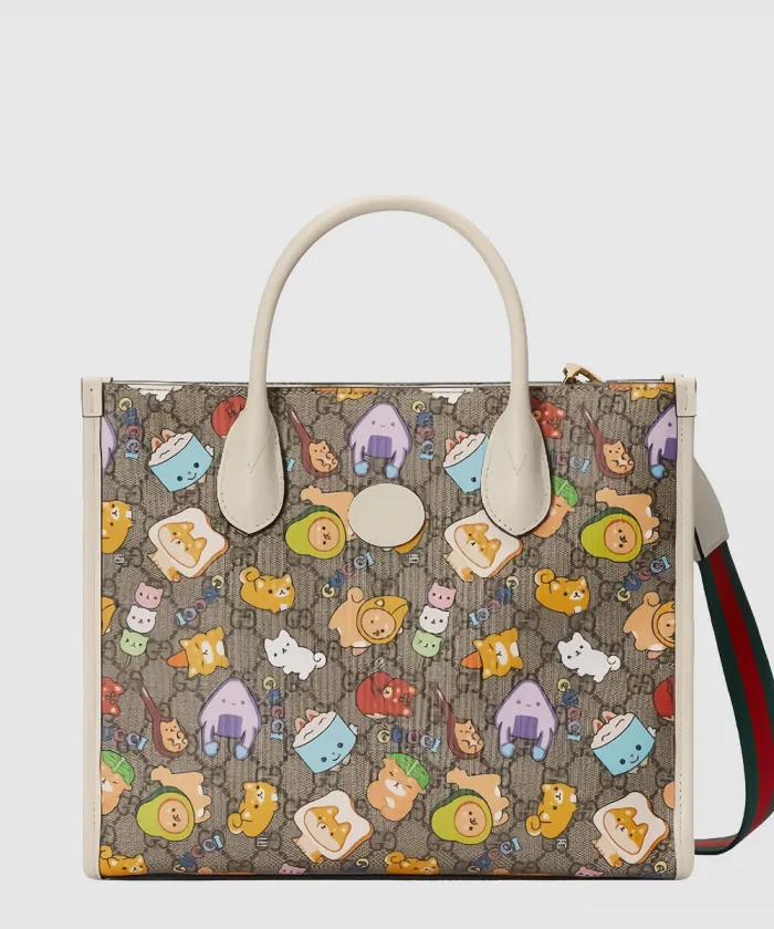 구찌 애니멀 프린트 스몰 토트백 680956