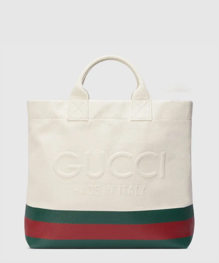 구찌 엠보스 디테일 캔버스 토트백 782741