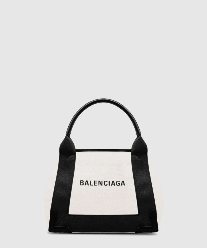 발렌시아가 네이비 XS 카바스백 390346