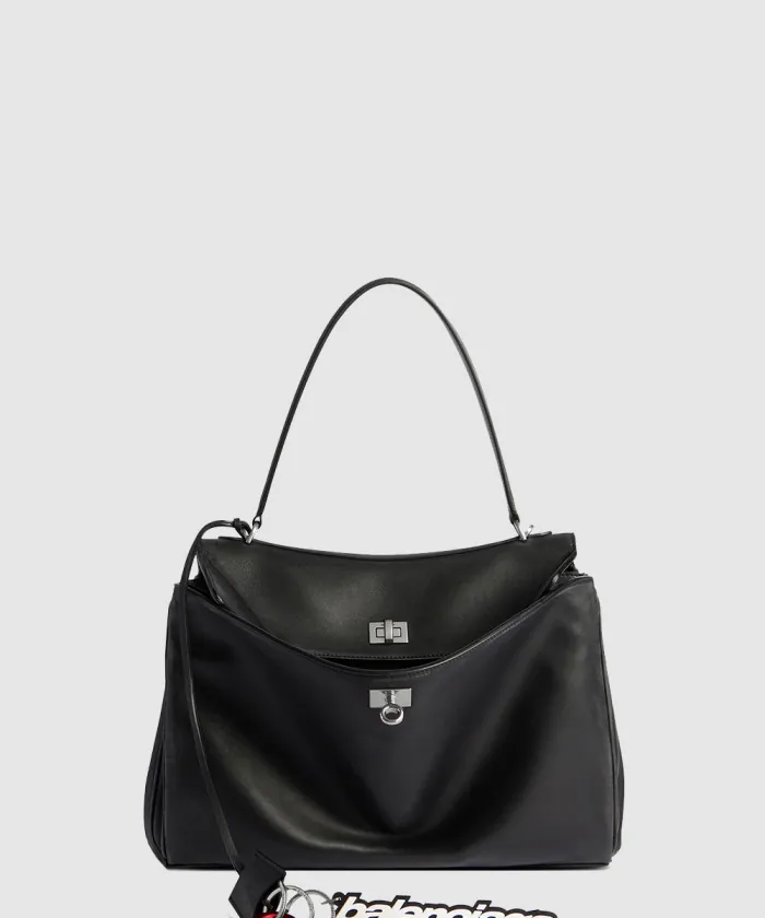 발렌시아가 로데오 미디엄 유즈드 이펙트 원 참 핸드백 789772