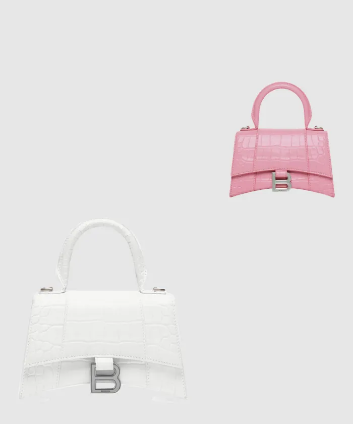 발렌시아가 아워글래스 XS 탑핸들백 592833