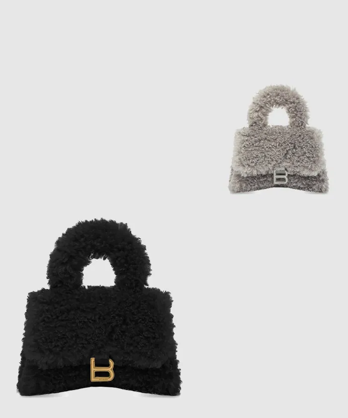 발렌시아가 아워글래스 XS 탑핸들백 676384