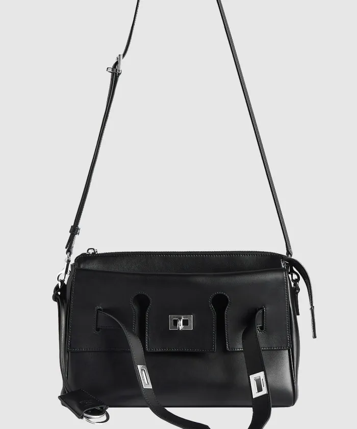 발렌시아가 벨 에어 지퍼 메신저 백 834032