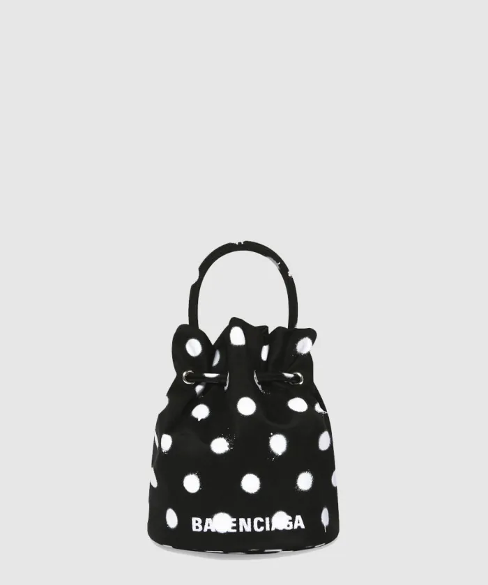 발렌시아가 휠 XS 버킷백 656682