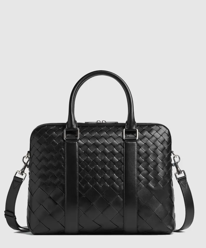 보테가베네타 슬림 인트레치아토 브리프케이스 778081