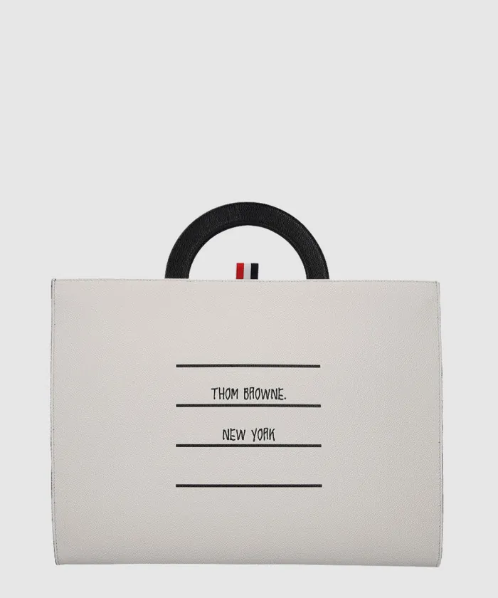 톰브라운 페이퍼 라벨 토트백 MAG113