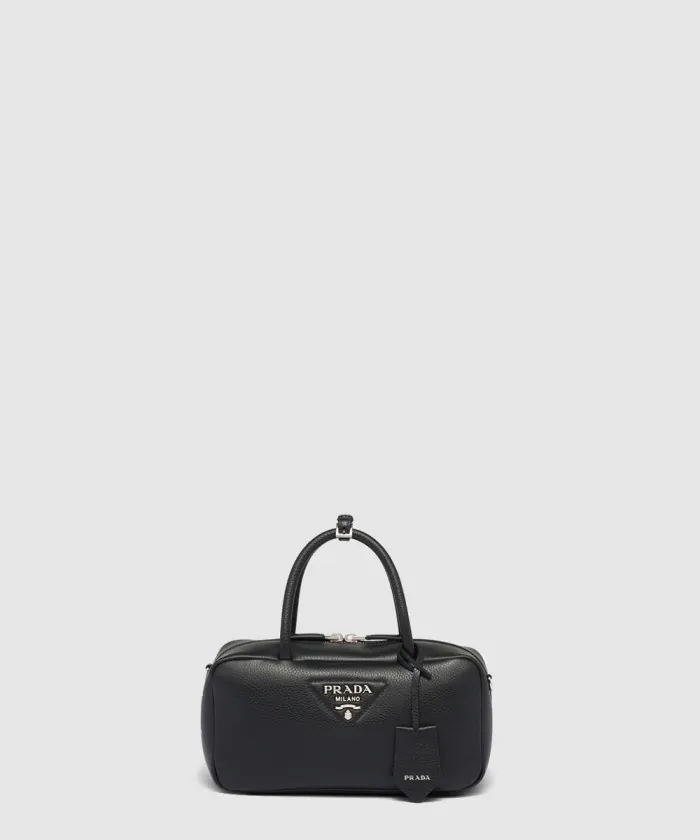 프라다 가죽 탑 핸들백 1BB102