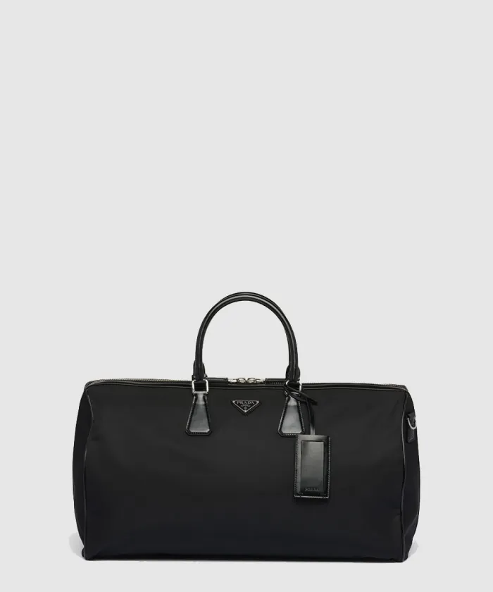 프라다 리나일론 앤 브러시드 레더 더펠백 2VC018