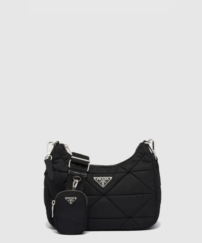 프라다 리나일론 패딩 색백 1BC151