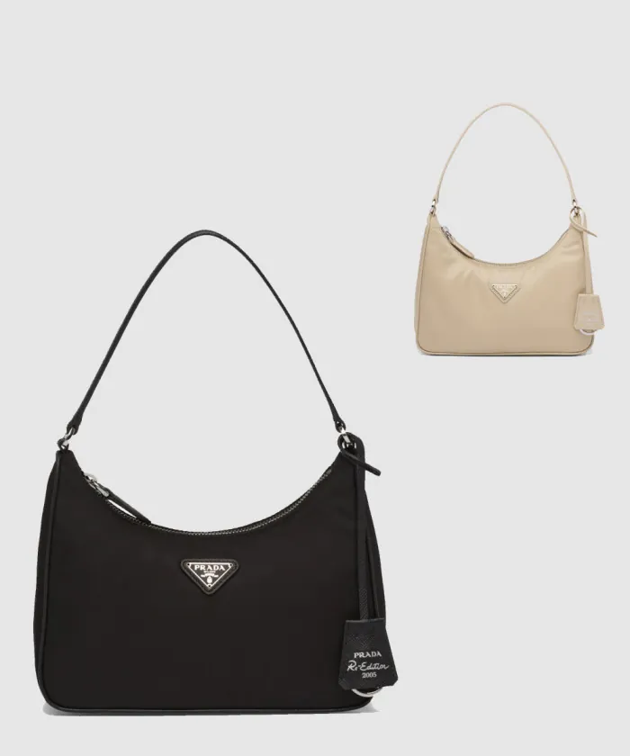 프라다 리에디션 2005 리나일론 호보백 1NE204