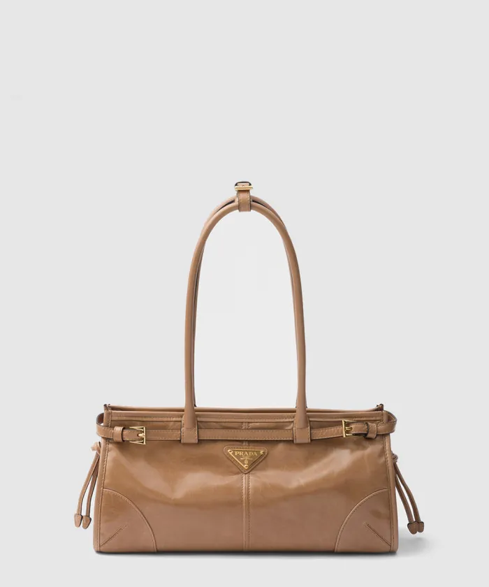 프라다 미디엄 가죽 핸드백 1BA426