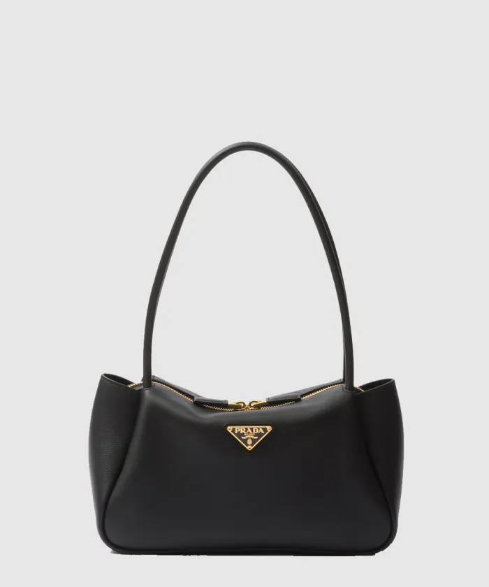 프라다 미디엄 가죽 핸드백 1BA444