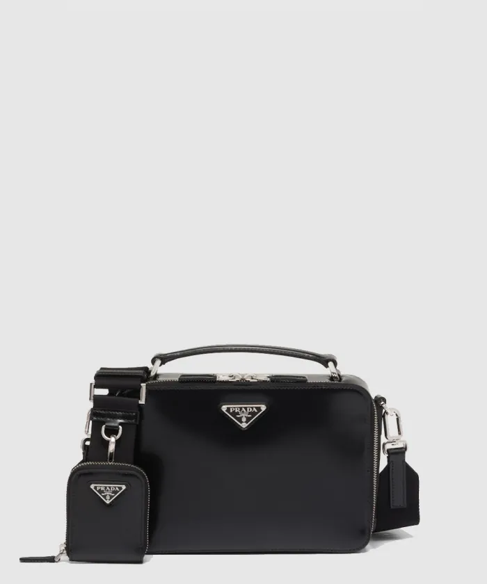 프라다 브리크 브러시드 레더백 2VH069