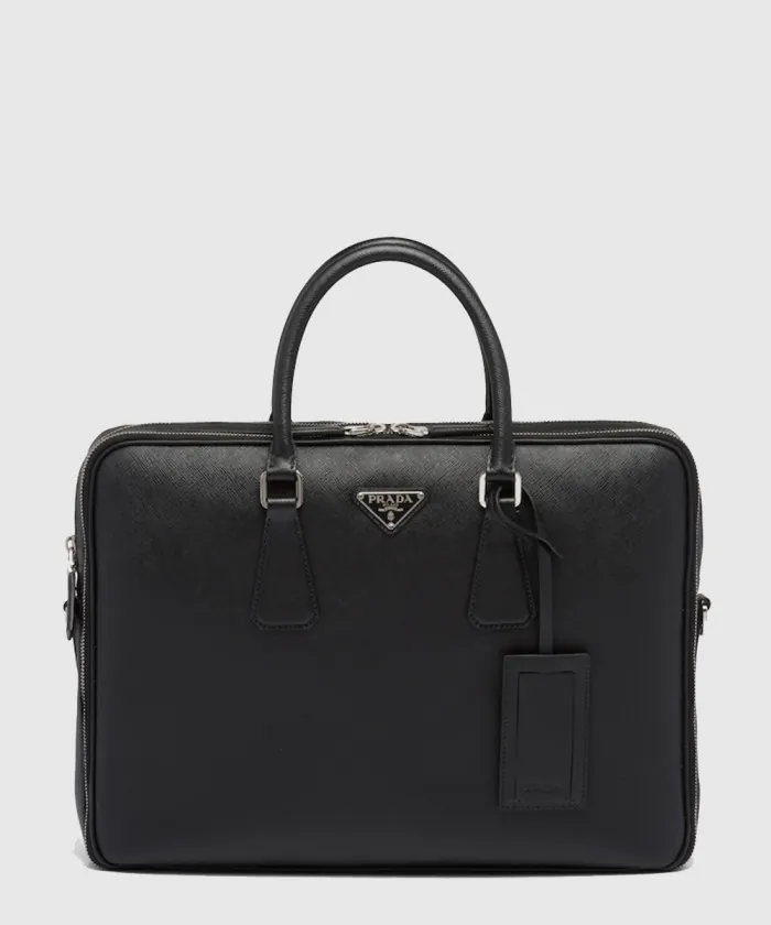 프라다 사피아노 가죽 브리프케이스 2VE022
