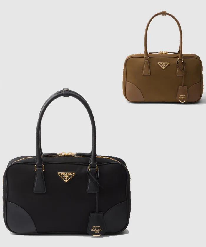 프라다 사피아노 가죽 투핸들 백 1BB115