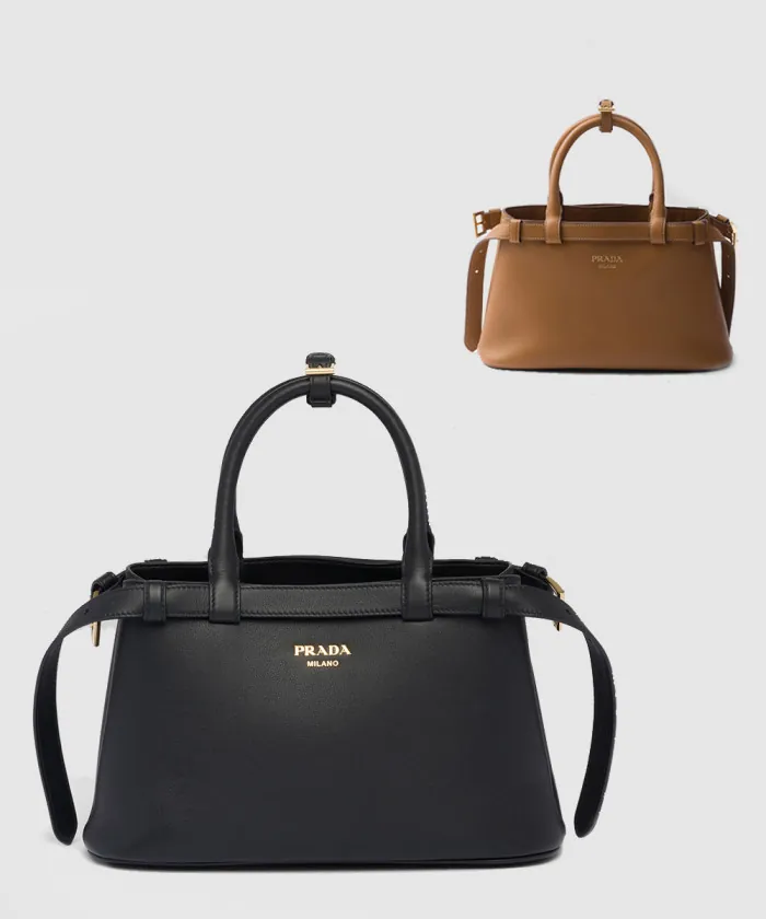 프라다 스몰 가죽 핸드백 1BA418