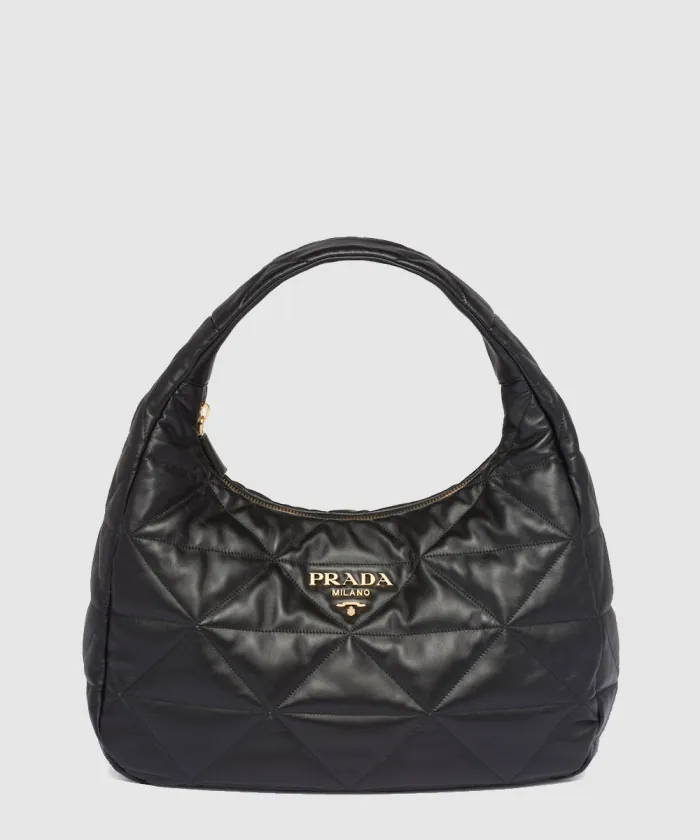 프라다 탑스티치 나파 호보백 라지 1BC183