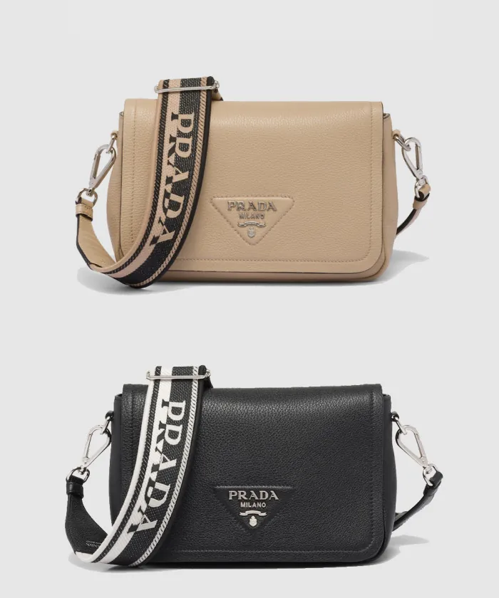 프라다 레더 숄더백 1BD314