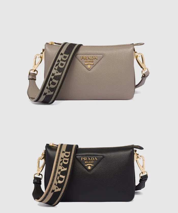 프라다 레더 숄더백 1BH194