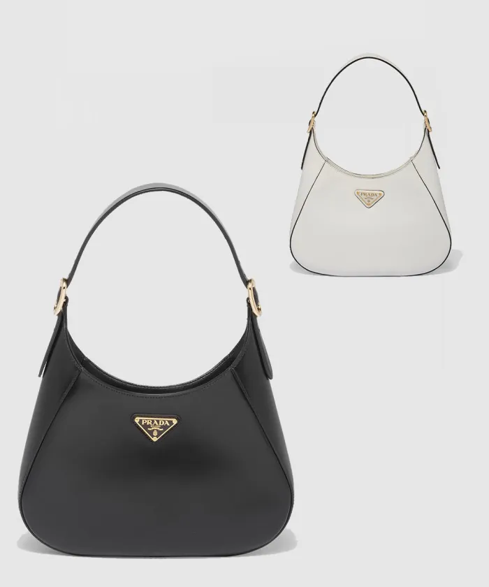 프라다 레더 숄더백 미듐 1BC179