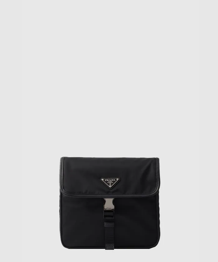 프라다 리나일론 사피아노 가죽 숄더백 2VD077