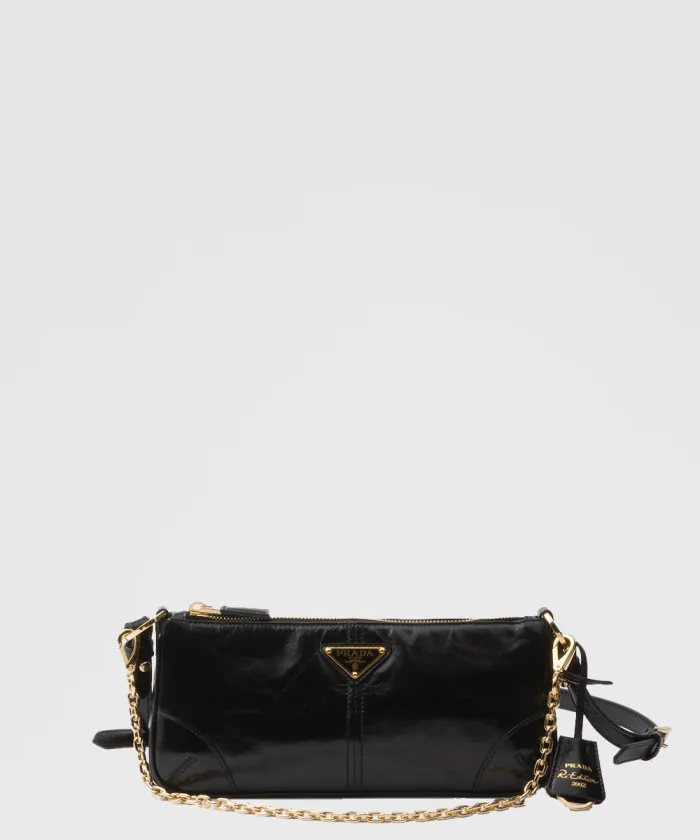 프라다 리에디션 2002 미디엄 가죽 숄더백 1BC221