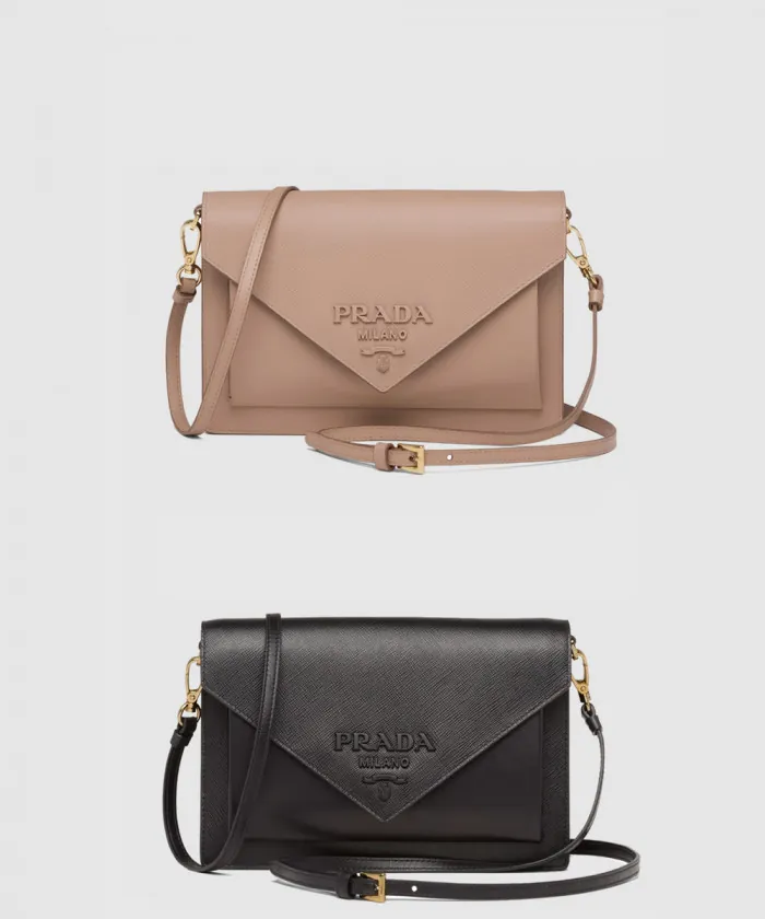 프라다 모노크롬 미니 숄더백 1BP020