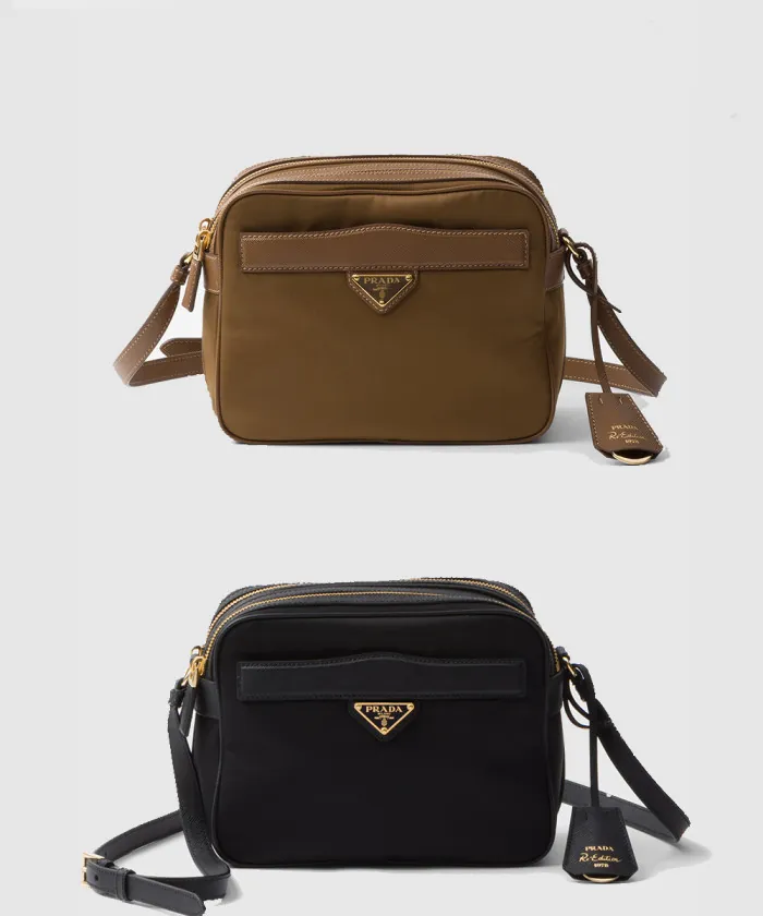 프라다 사피아노 가죽 미니 숄더백 1BH218