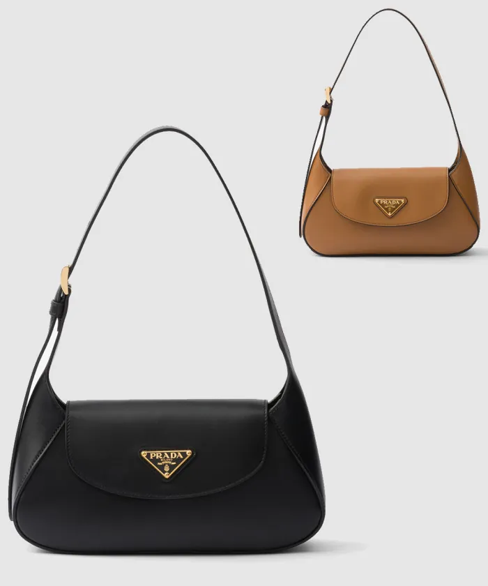 프라다 스몰 가죽 숄더백 1BD358