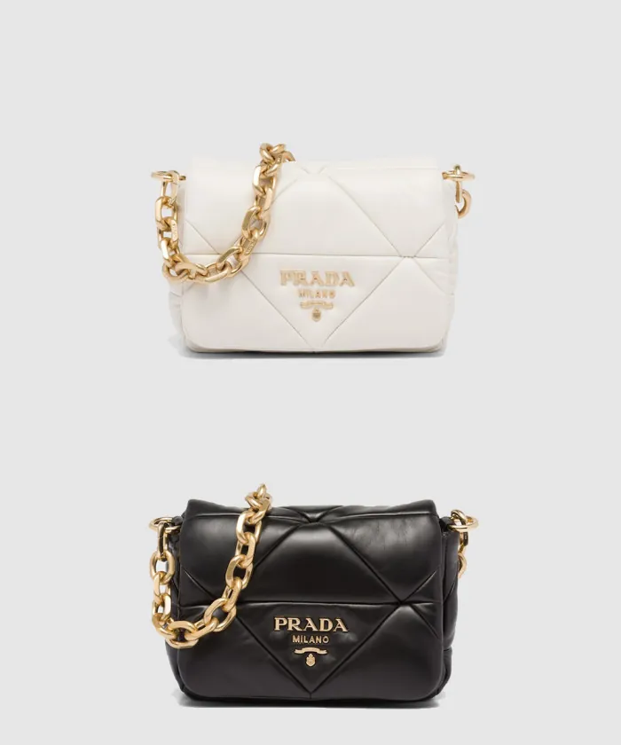 프라다 시스템 나파 패치워크 숄더백 1BD292